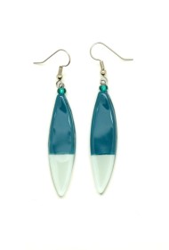 Color Blocked Long Earrings